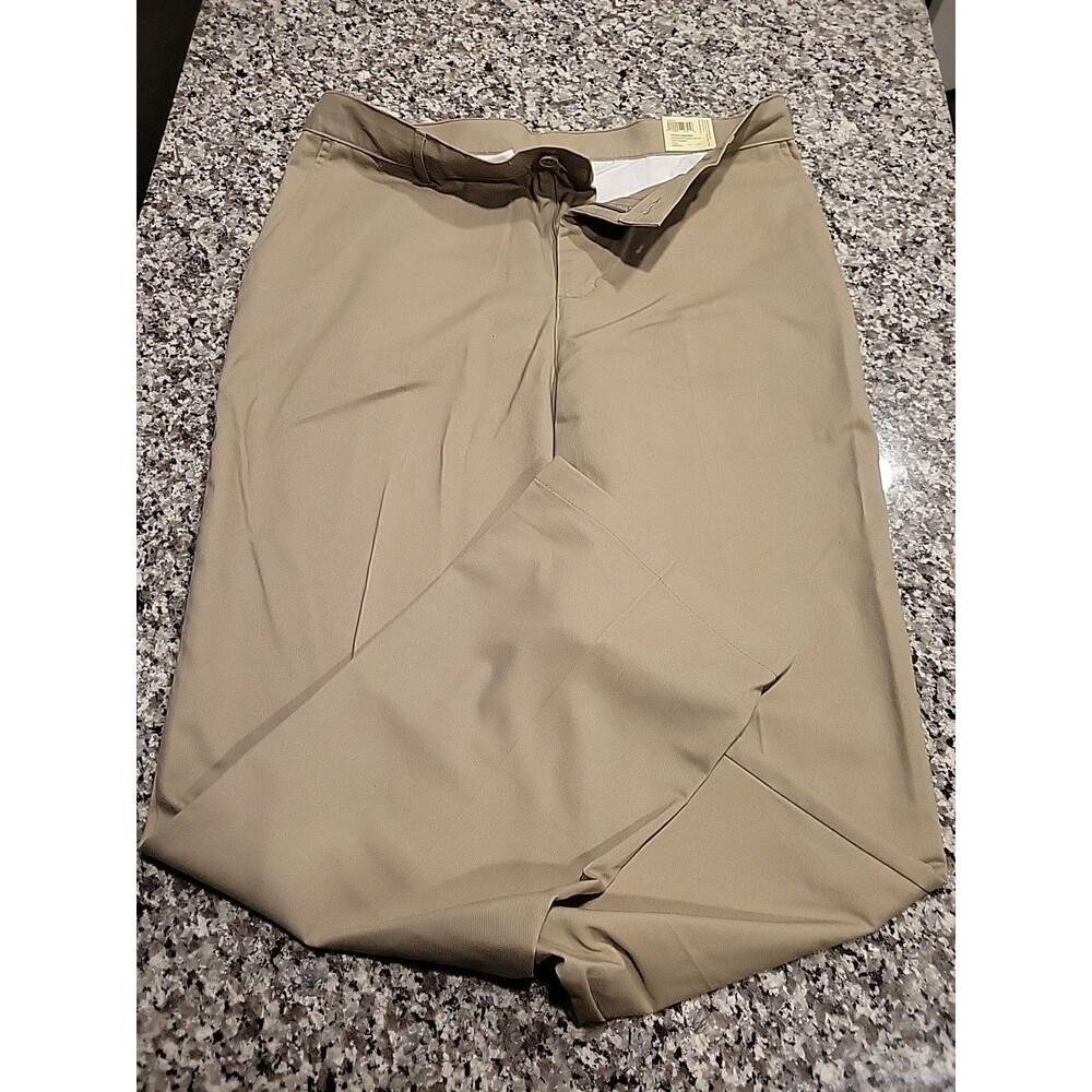 Austin Trading Co Young Men's‎ Uniform Khaki Pants Sz 36x30 Flat Front